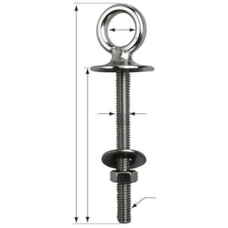 PLASTIMO AUGBOLZEN EDELSTAHL 6X30MM 27012