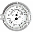 PLASTIMO 3 ZOLL THERMO/HYGROMETER CHROM MATT 35885
