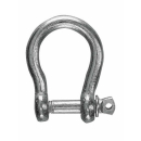 PLASTIMO D.22MM GALVANISED BOW SHACKLE 401543