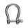PLASTIMO D.32MM GALVANISED BOW SHACKLE 401546