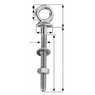 PLASTIMO EYE BOLT 10X100MM 402473