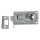 PLASTIMO FLUSH RING PULL & LATCH CHR.BR 58X40 403467
