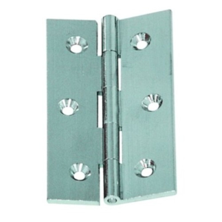 PLASTIMO HINGE CHROMED BRASS 70X50MM 404091
