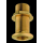 PLASTIMO OVERALL 65MM BRASS 1/2 HULL OUTLET 404628