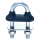 PLASTIMO U-BOLT SHORT WATERTIGHT D10MM BLACK 410208