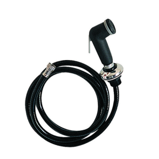 PLASTIMO Duscharmatur mit Schlauch Schwarz 416653