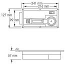 PLASTIMO SHOWER DECK HAND 267X133X50MM 418724