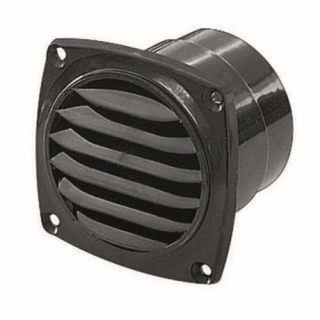 PLASTIMO BLACK NYLON VENTILATION GRILLE 75 MM 421952