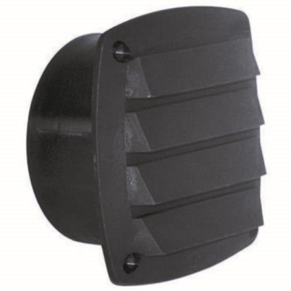 PLASTIMO BLACK NYLON VENTILATION GRILLE 100MM 421956