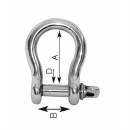 PLASTIMO SHACKLE BOW ST/STEEL Ø10MM 422125