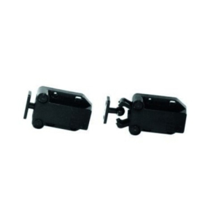 PLASTIMO BLACK PLASTIC LATCH WITH BUTTON 427478