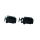 PLASTIMO BLACK PLASTIC LATCH WITH BUTTON 427478
