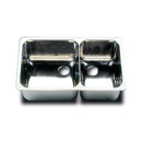 PLASTIMO ST.S DBLE SINK 33X33X20/33X23X20R 428306
