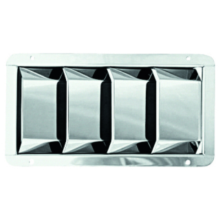 PLASTIMO RECTANGULAR LOUVER U ST/STEEL 316 476180