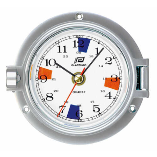 PLASTIMO UHR 3 MATTES CHROM  + FUNKSEKTOREN 54779
