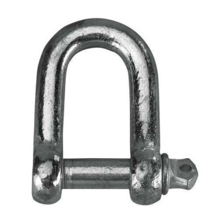 PLASTIMO SCHAEKEL GERADE GALVANISIERT D 5 MM (X2) 55169