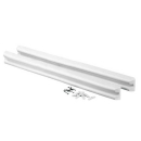 PLASTIMO Stegschutz, weis, 1000x140x60mm 57406