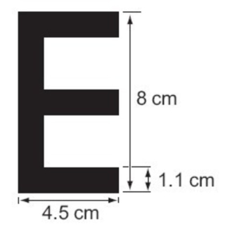 PLASTIMO LETTER WHITE H=8CM FOR SOFT HULL-T 59183
