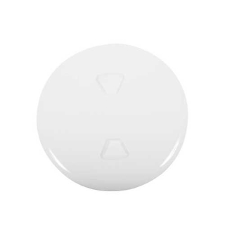 PLASTIMO DECK PLATE 8 SCRE-OUT WH/CLEAR 93171