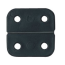 PLASTIMO SCHARNIERE OVAL 70X40 SCHWARZ X10 43680