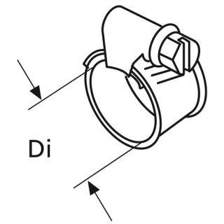 Webasto Cailleau Schlauchschelle D16-24 Stahl, 20 1320248A