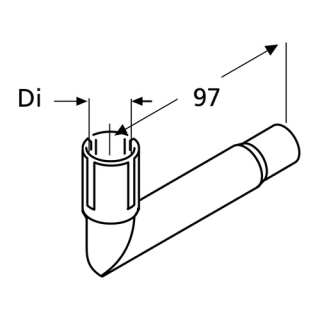 Webasto Kruemmer D24 Edelstahl, ohne Kondensatabl 1320383A