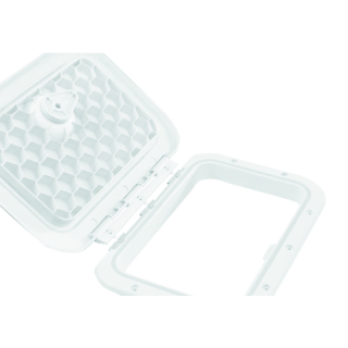 PLASTIMO Zugangsluke mit Box Weiß 62118