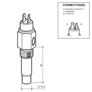 Veratron VDO Kühlmitteltemperatursensor 120°C - M1 323803004002D