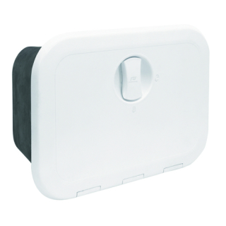 PLASTIMO Zugangsluke mit Box Weiß 62114
