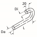 Webasto ET Formschlauch D20 180 Grad L=190 1322473A