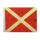 PLASTIMO Tauch-Flagge mit Saint-Andrew Kreuz 61690
