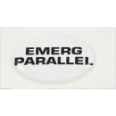 BEP Aufkleber  LBL OVAL BAT SW EMERG 713-EP
