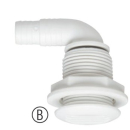 PLASTIMO  VENT ROUND ELBOW FOR D17-19MM HOSE WHT 62146