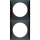 Philippi ADR 2 edelstahl Abdeckrahmen 2-fach 609182625