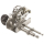 Vetus HD-Scheibenwischermotor, lange Welle, 12V HDM12DL