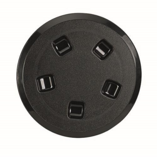 PLASTIMO HATCH SCREW ASA 4 110MM BLACK 65392