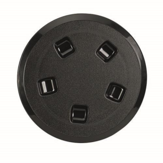 PLASTIMO HATCH SCREW ASA 6 160MM BLACK 65396