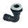 PLASTIMO BORDDUCHLASS COUDE NYLON S/S FLANSCH 1 1/ 65625