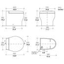 Tecma Elegance 2G Toilette 24V Short weiss T-E2G024PW/S02C00