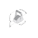Vetus Bedienpult für 1 Motor, Hebel rechts EC4H1R
