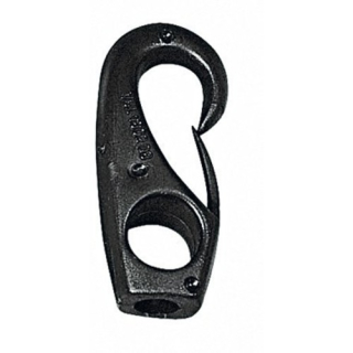 PLASTIMO KARABINERHAKEN POLYAMID WEISS+OESE D6MM 44034