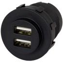 Plastimo USB SOCKET BLACK 5A WITHOUT ILLUM 66300