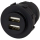 Plastimo USB SOCKET BLACK 5A WITH ILLUMINA 66301
