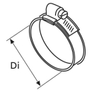 Webasto Schlauchschelle DIN 3017-A D70-90 1320086A