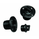 PLASTIMO Lenzstopfen rund schwarz 43478