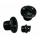 PLASTIMO Lenzstopfen rund schwarz 43478