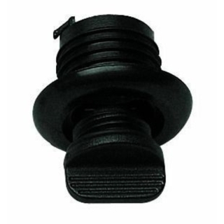 PLASTIMO Lenzstopfen rund schwarz 43469