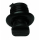 PLASTIMO Lenzstopfen rund schwarz 43469