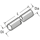 Webasto Flexrohr D14,5 Waermeschutzschlauch GA-A, 1321584B