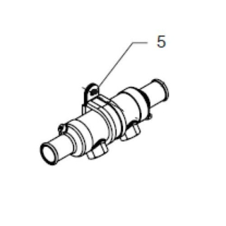 Vetus Schelle für Ölkühler mit Gummi D=48mm CT30061